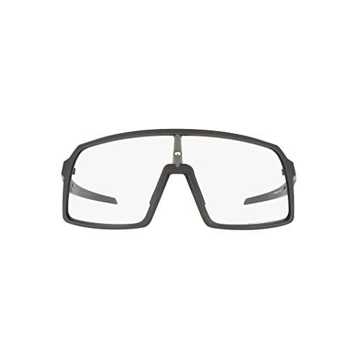 Oakley oo9406 sutro occhiali, matte carbon/clear to black iridium, 37/13/140 uomo