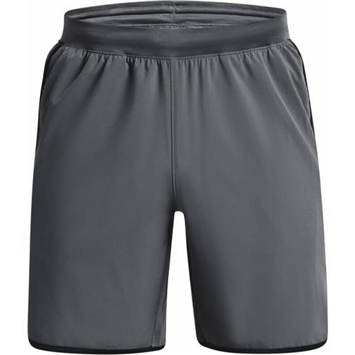 Under Armour men's ua hiit woven 8" shorts pitch gray/black s pantaloni fitness
