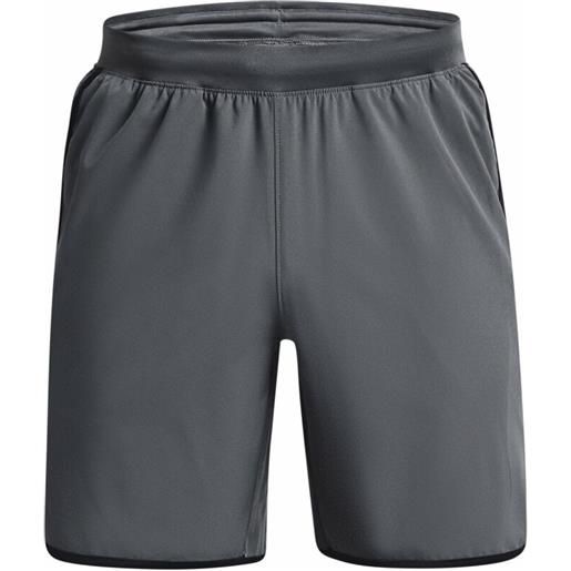 Under Armour men's ua hiit woven 8" shorts pitch gray/black xl pantaloni fitness