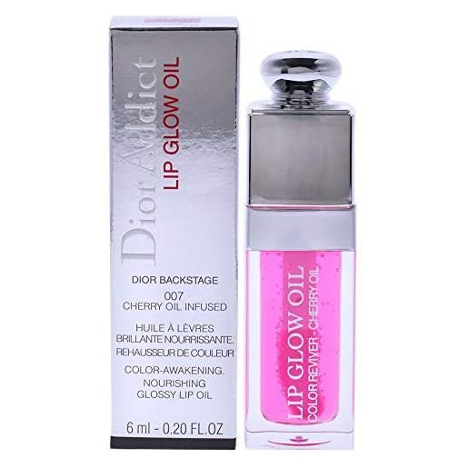 Dior christian Dior addict lip glow oil - olio per labbra 007 raspberry, 6 ml