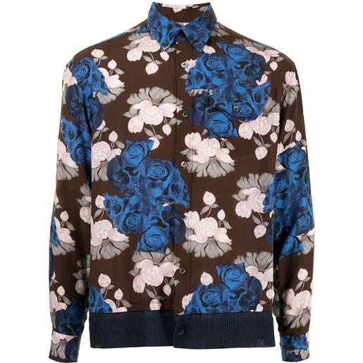 Undercover camicia a fiori - blu