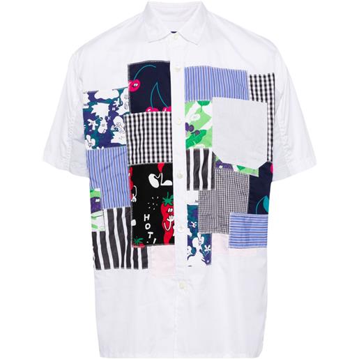 Junya Watanabe x lousy livin patchwork shirt - bianco