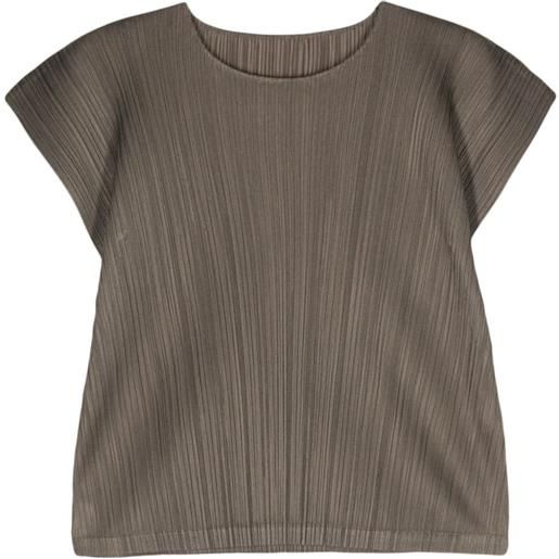 Pleats Please Issey Miyake monthly colors: march pleated top - verde
