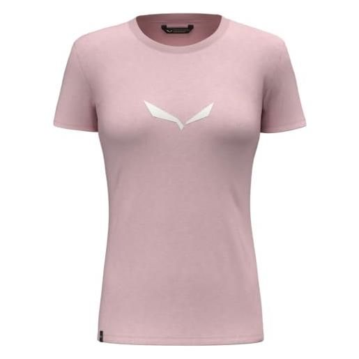 Salewa t-shirt da donna con logo solido dri-release® zephyr, xxs