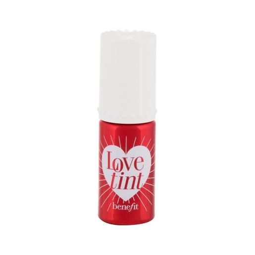 Benefit lovetint fiery-red tinted lip & cheek stain rossetto liquido e blush 6 ml