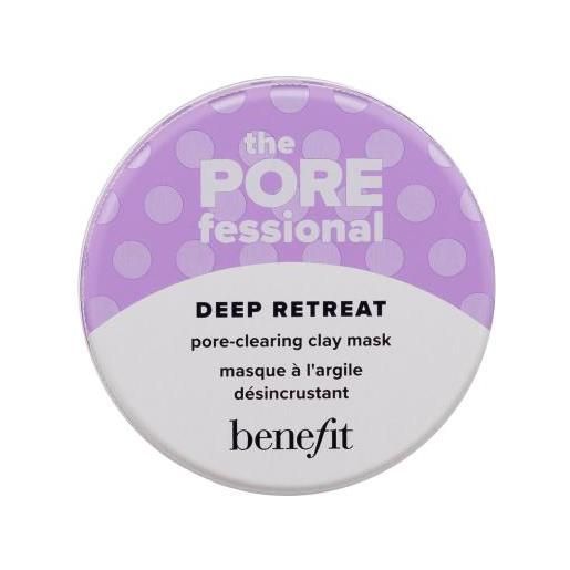 Benefit the porefessional deep retreat pore-clearing clay mask maschera detergente all'argilla 75 ml per donna