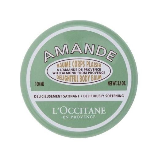 L'Occitane almond (amande) delightful body balm balsamo corpo nutriente ed emolliente 100 ml per donna