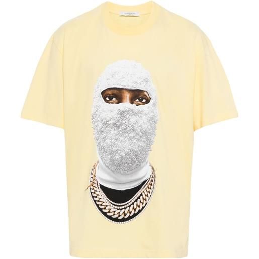 Ih Nom Uh Nit future mask-print cotton t-shirt - giallo