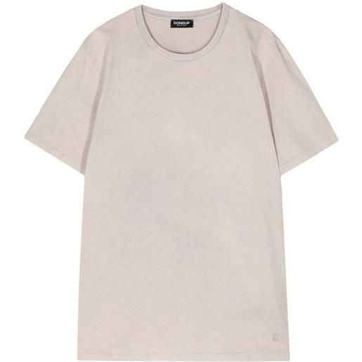 DONDUP fade-dyed cotton-jersey t-shirt - toni neutri