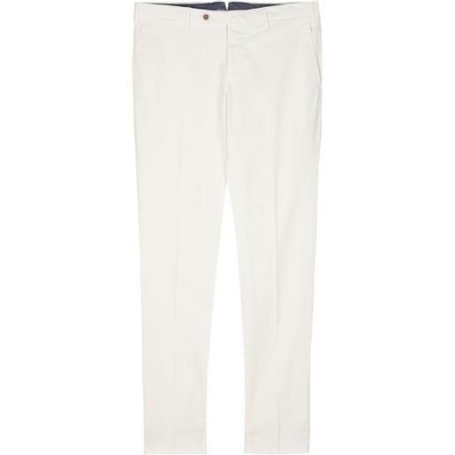 PT Torino mid-rise chino trousers - bianco