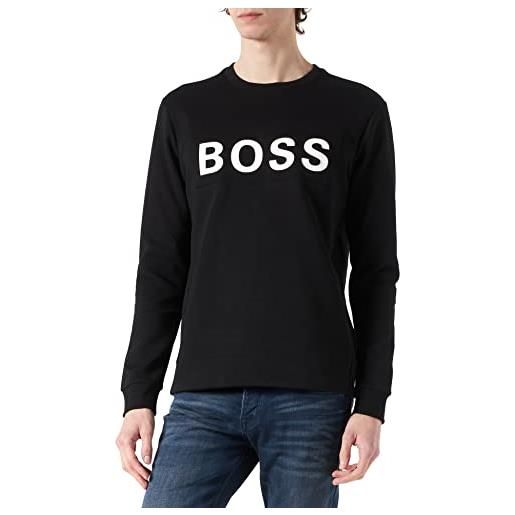 Boss uomini salbo 1 maglione, nero1, s