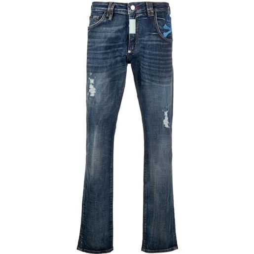 Philipp Plein jeans dritti - blu