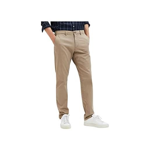 SELECTED HOMME seleted homme slhslim-new miles 175 flex pants w n chino, greige, 36w x 34l uomo