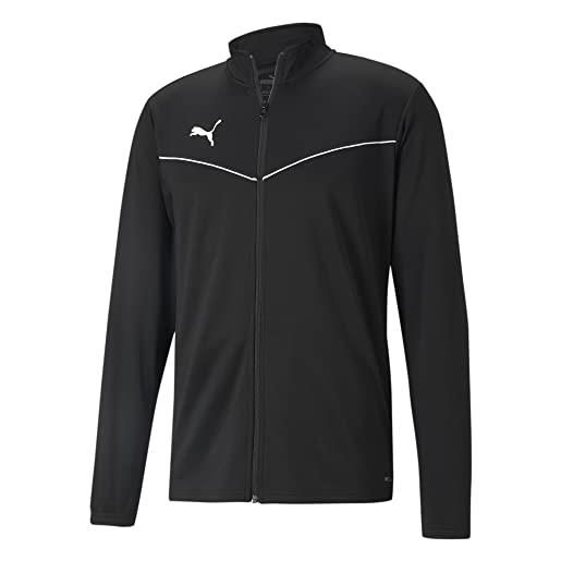 PUMA teamrise training poly jacket, giacca sportiva uomo, red/white, xl