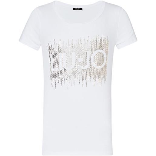 LIU JO t-shirt donna con strass xs