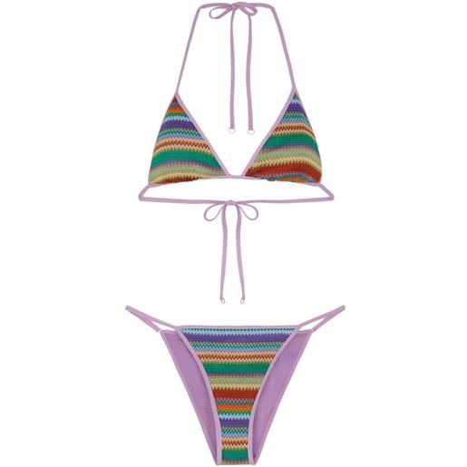 ME FUI bikini donna triangolo e slip brasiliano regolabile seashell s