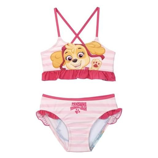 CERDÁ LIFE'S LITTLE MOMENTS paw patrol bikini a due pezzi per neonati e bambini piccoli, rosa, 4 anni