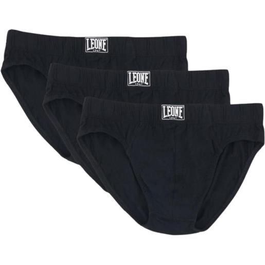 LEONE slip da uomo logo underwear - 3 pz