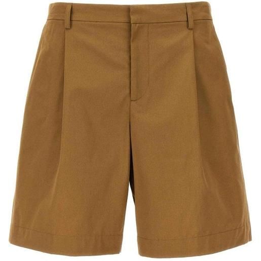 A.p.c. shorts girocollo con tasche a pieghe