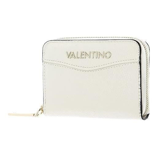 Valentino cinnamon re zip around wallet cream white