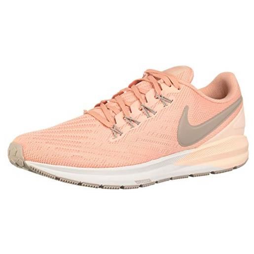 Nike air zoom structure 22, scarpe da trail running donna, rosa (pink quartz/pumice/washed coral 601), 42.5 eu