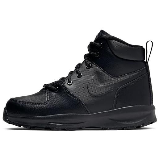 Nike manoa, sneaker, black/black-black, 33.5 eu