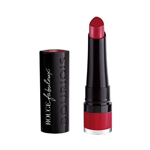 Bourjois rouge fabuleux rossetto stick a lunga durata effetto satinato, 12 beauty and the red