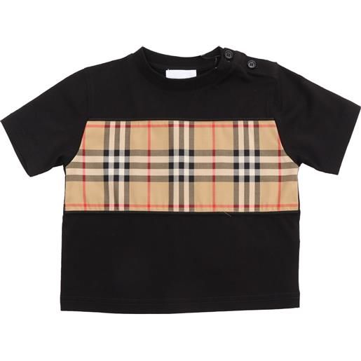 Burberry t-shirt con stampa logo