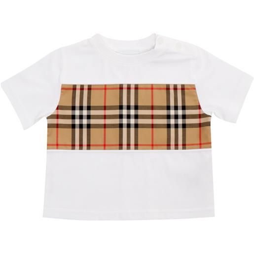 Burberry t-shirt con stampa logo