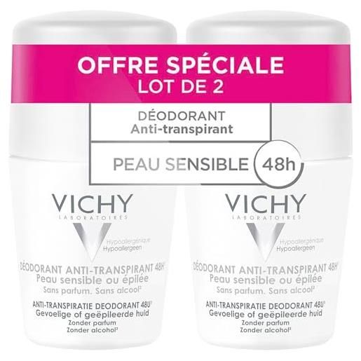 VICHY deo roll-on anti-transpirant lote 2 pz