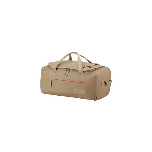 American Tourister trailgo - borsa da viaggio m, 55 cm, 54 l, beige, beige (beige), reisetasche 55 cm, borse da viaggio