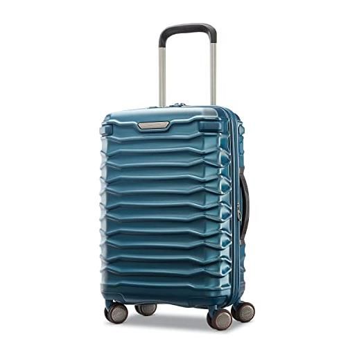 Samsonite stryde hardside glider bagaglio, colore: foglia di tè. , carry-on 22-inch, stryde 2 hardside - valigia espandibile con filatori