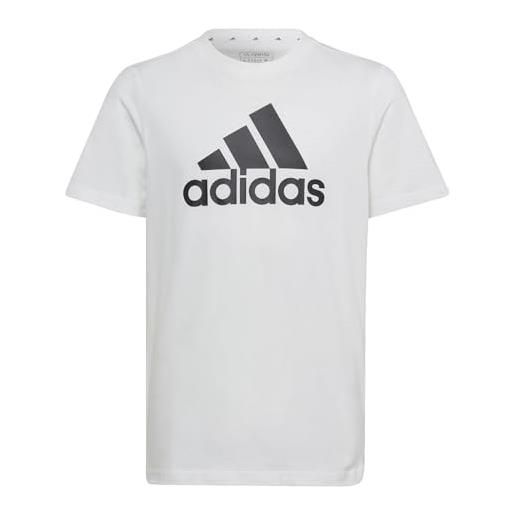 Adidas bl t-shirt bianco/nero 140