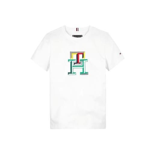 Tommy Hilfiger maglietta per bambini e ragazzi bianco 4 anni (104cm)