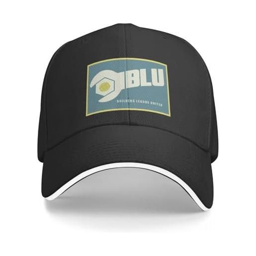 CanKan berretto da baseball tf2 team blu logo berretto da baseball cappello natalizio cappello da gentiluomo rave abbigliamento da golf da donna da uomo