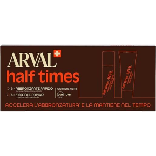 Arval half times kit abbronzante + fissante rapido