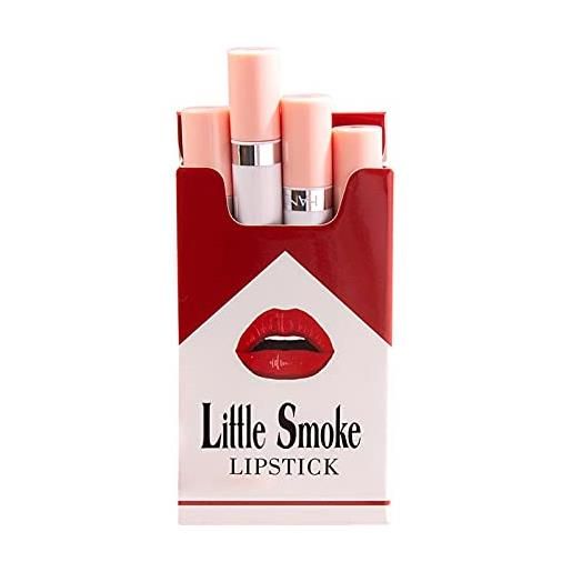 belly rossetto per sigaretta a 4 colori, set di rossetti per sigarette color nudo sexy impermeabile, rossetto per trucco opaco a lunga durata
