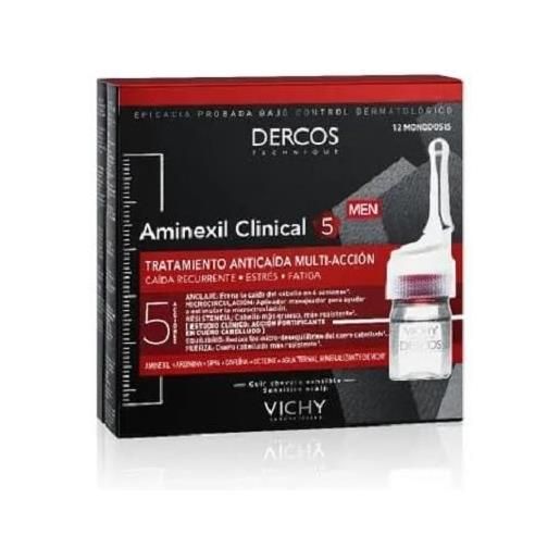 Generic vichy dercos aminexil uomo intensive 12 fiale trattamento anti - caduta multiazione