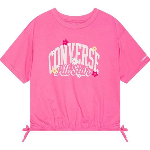 CONVERSE nike converse relaxed graphic tie t-shirt bambino
