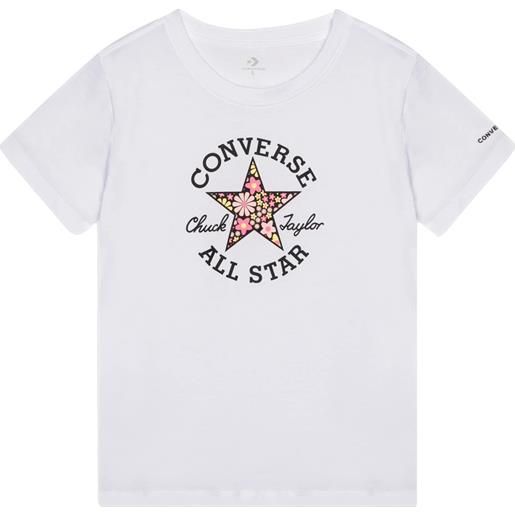 CONVERSE nike converse floral dissected ctp t-shirt bambino