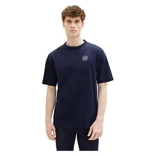 TOM TAILOR 1036353 t-shirt, 10668-sky captain blue, l uomo