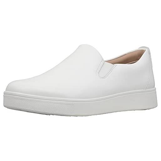 Fitflop sania skate sneaker, slipper donna, bianco (urban white 194), 40 eu