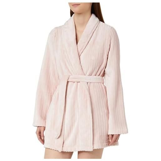 Triumph robes fleece robe 3/4, accappatoio donna, light pink, 46/48