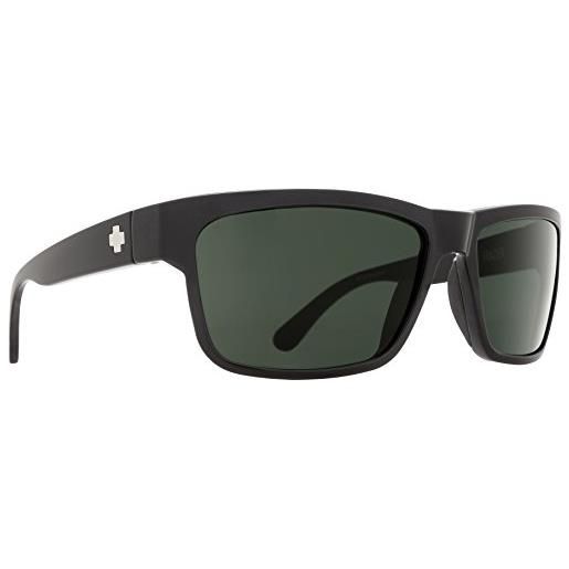 Spy - occhiali da sole frazier black wrap, uomo, happy grey green