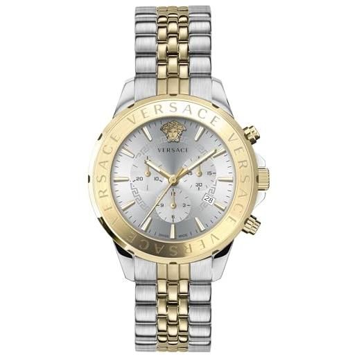 Versace vev600519 chrono signature heren horloge chronograaf 44 mm
