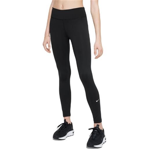 Nike pantaloni per ragazze Nike girls dri-fit one legging - black/sunset pulse