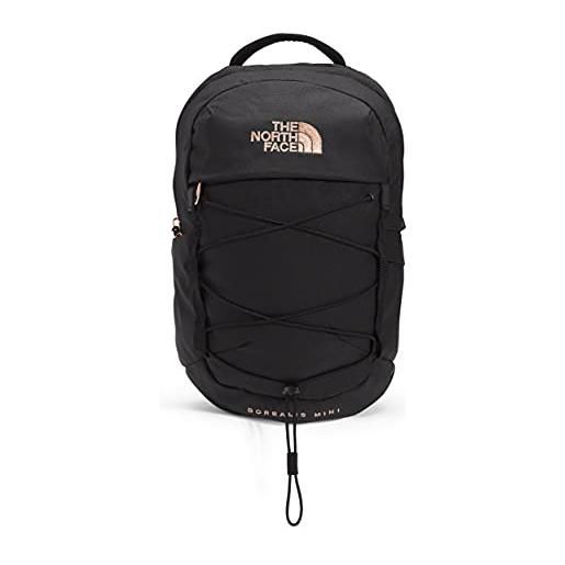 The North Face borealis mini backpack, tnf black heather/burnt coral metallic, os