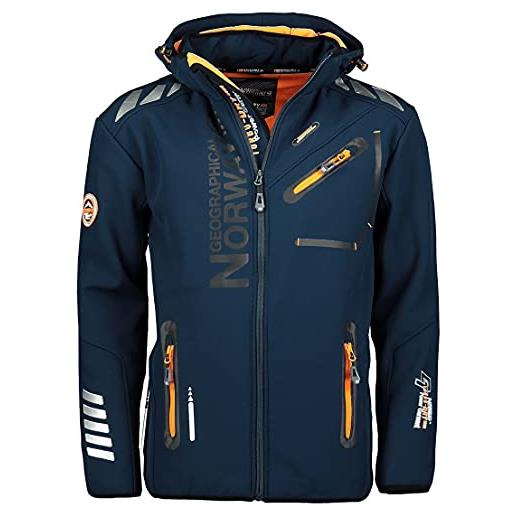 Geographical Norway - softshell uomo blu s, navy, s