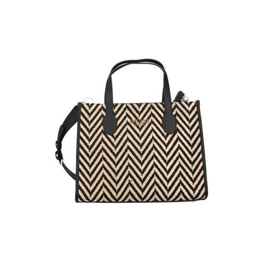 GUESS silvana two compartment tote black