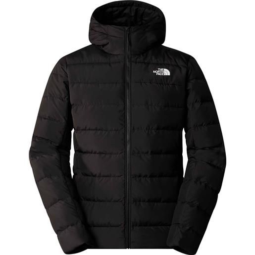 The North Face - piumino - m aconcagua 3 hoodie tnf black per uomo in pelle - taglia m, l - nero